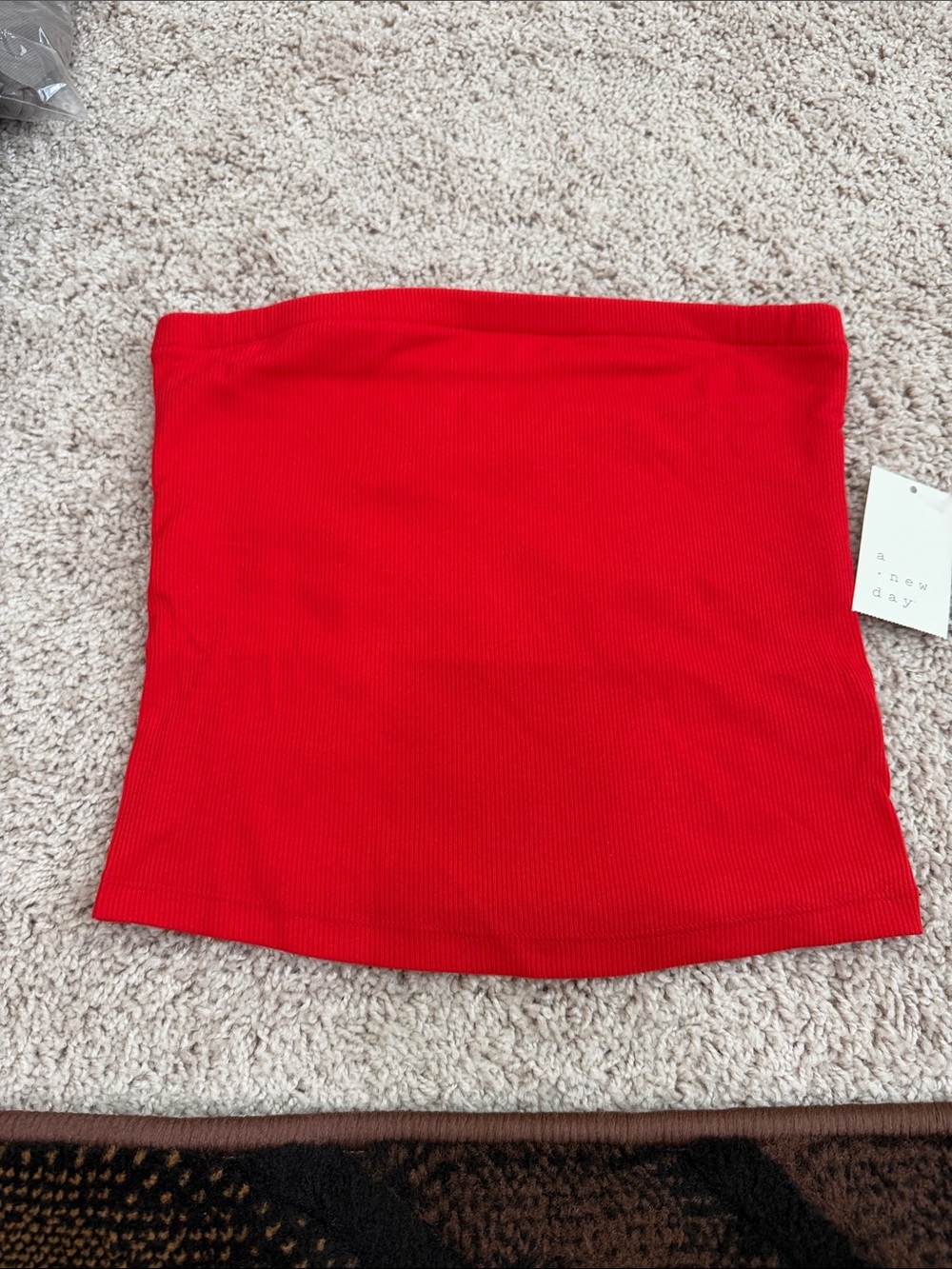 NWT A New Day Women’s Ribbed Strapless Tube Top Size Small